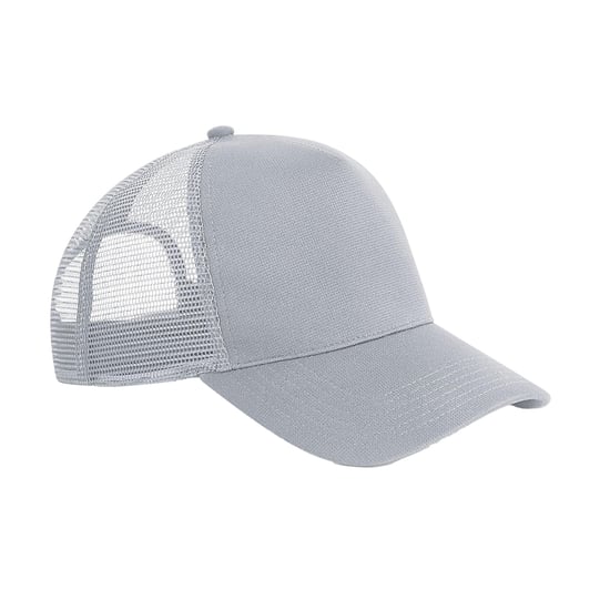 Beechfield - Trucker Cap Snapback für Herren/Damen Unisex (Hellgrau) - Image 1