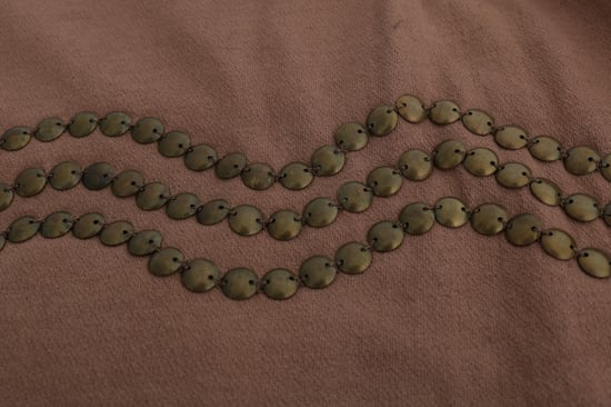 John Galliano Brauner Baumwollpullover mit Nieten - Image 6