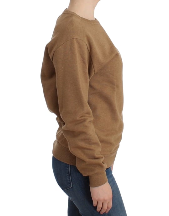 John Galliano Brauner Rundhals-Cottonpullover - Image 4