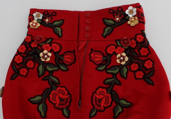 Dolce Gabbana Shorts mit Floralstickerei und Hoher Taille - Image 5