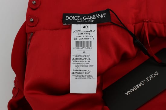 Dolce Gabbana Shorts mit Floralstickerei und Hoher Taille - Image 6