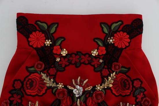 Dolce Gabbana Shorts Bestickte Hohe Taille - Image 5