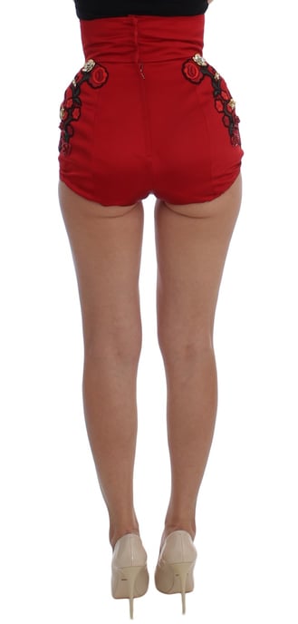 Blumenstickerei Highwaist Shorts - Image 2