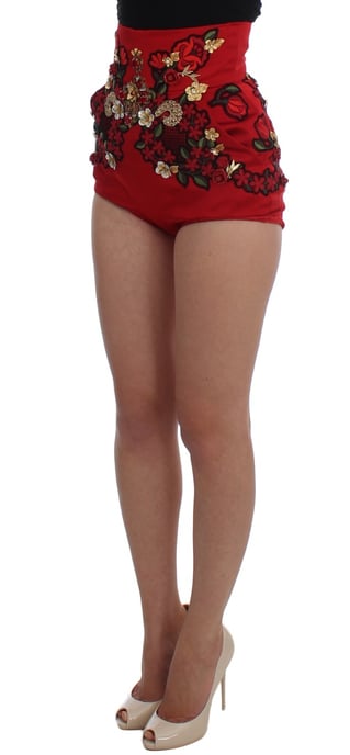 Blumenstickerei Highwaist Shorts - Image 4