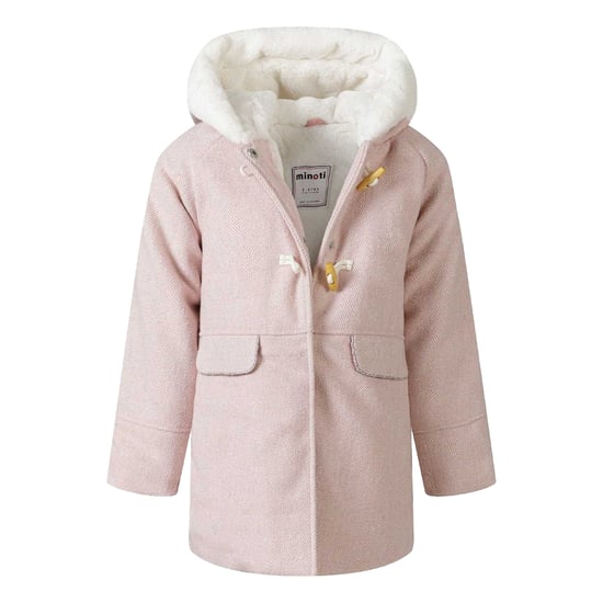 Minoti - Steppjacke für Mädchen, mit Kapuze (Pink) - Image 4