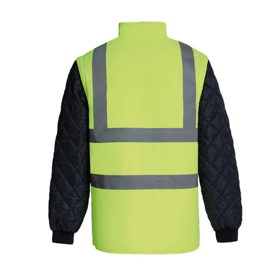 Yoko - Jacke für Herren Reißverschluss-Ärmel (Fluoreszierendes Gelb) - Image 2