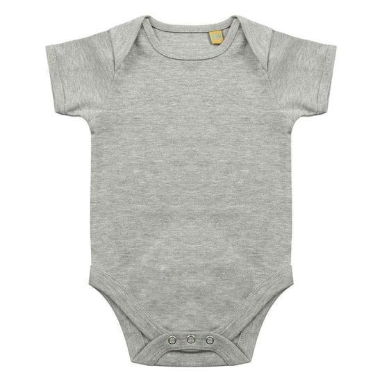 Larkwood - Bodysuit für Baby kurzärmlig (Grau meliert) - Image 1