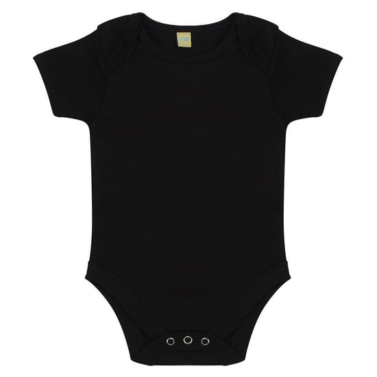 Larkwood - Bodysuit für Baby, kurzärmlig (Schwarz) - Image 1