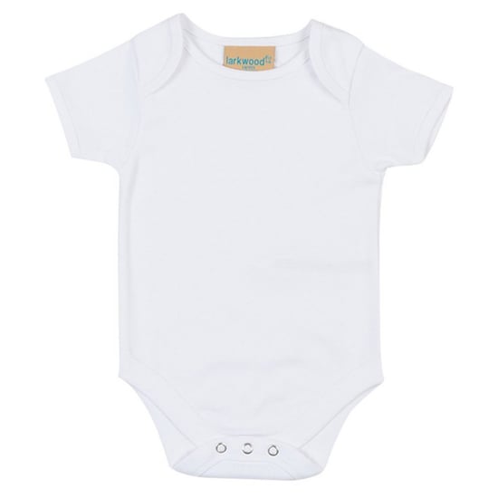 Larkwood - Bodysuit für Baby, kurzärmlig (Weiß) - Image 1