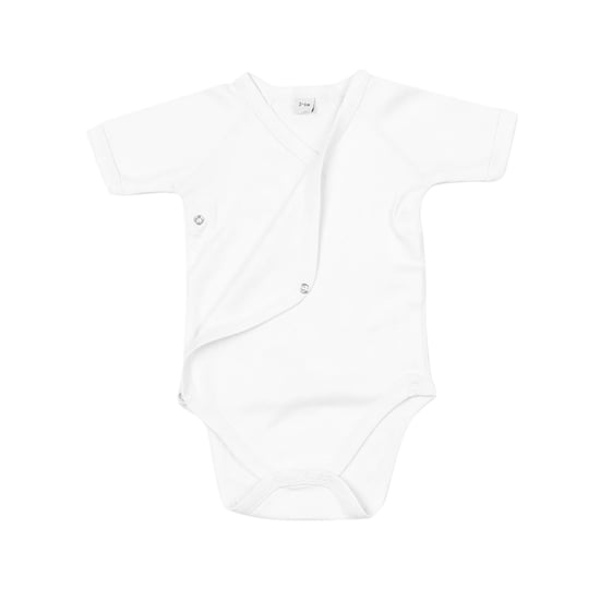 Babybugz Baby Unisex Kimono Body Strampler aus Organischer Baumwolle (Weiß) - Image 2