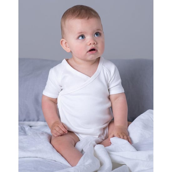 Babybugz Baby Unisex Kimono Body Strampler aus Organischer Baumwolle (Weiß) - Image 3