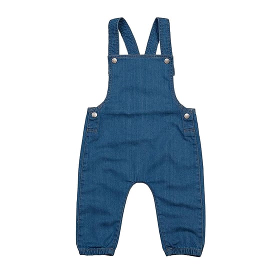 Babybugz - "Rocks" Latzhosen für Baby (Jeansblau) - Image 1