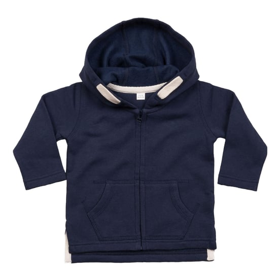 Babybugz - Hoodie mit durchgehendem Reißverschluss für Baby (Navy) - Image 1