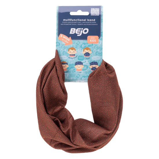 Bejo - "Colli" Nackenwärmer Multifunktional für Kinder (Marine/Braun) - Image 2