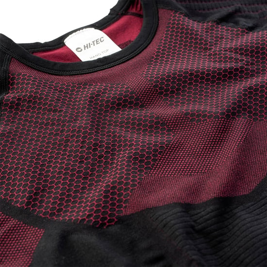 Hi-Tec - "Hano" Thermo-Top für Herren (Dunkelrot/Schwarz) - Image 4