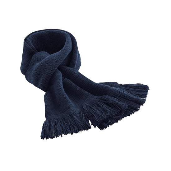 Beechfield - "Classic" Strickschal für Herren/Damen Unisex (Dunkelblau) - Image 1