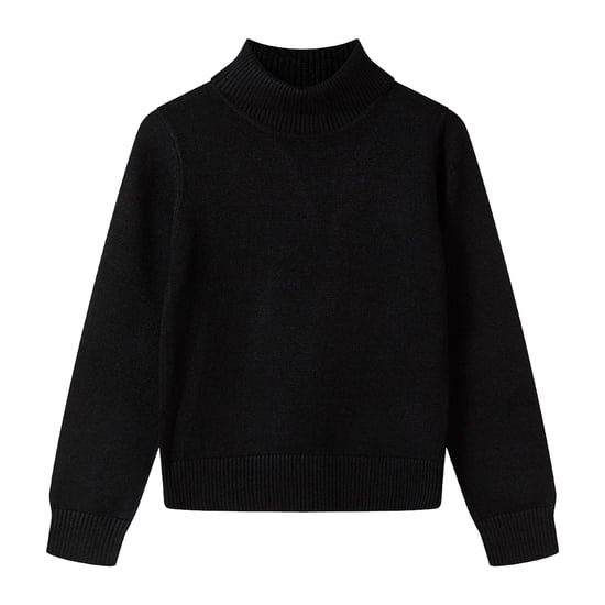 Minoti - Pullover für Mädchen, Rollkragen, Weich (Schwarz) - Image 2