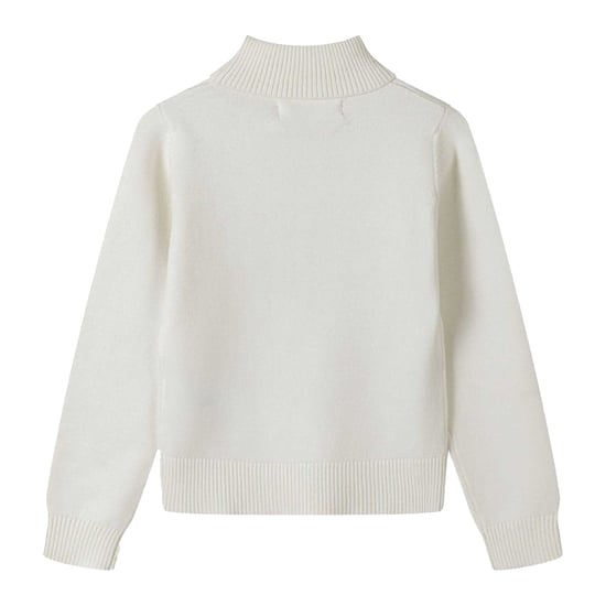 Minoti - Pullover für Mädchen, Rollkragen, Weich (Weiß) - Image 2