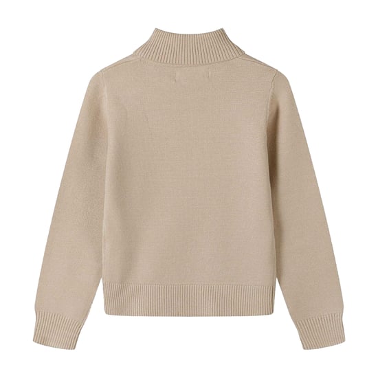 Minoti - Pullover für Mädchen, Rollkragen, Weich (Beige) - Image 3