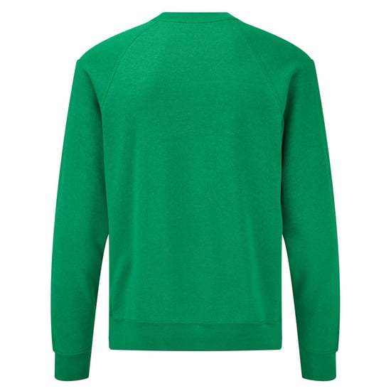 Fruit of the Loom - "Classic" Pullover für Herren Raglanärmel (Heidekraut-Grün) - Image 2