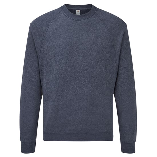 Fruit of the Loom - "Classic" Pullover für Herren Raglanärmel (Heide Blau) - Image 1