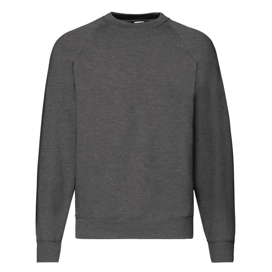 Fruit of the Loom - "Classic" Pullover für Herren Raglanärmel (Dunkles Grau) - Image 1