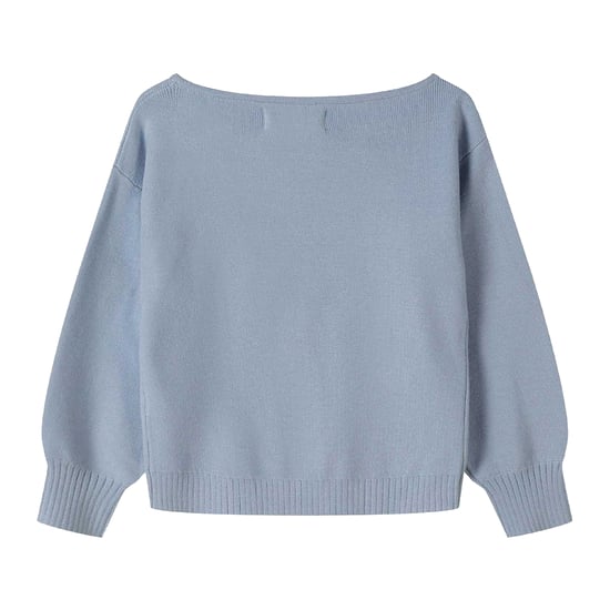 Minoti - Pullover für Mädchen, U-Boot-Ausschnitt , Jerseyware (Blau) - Image 2