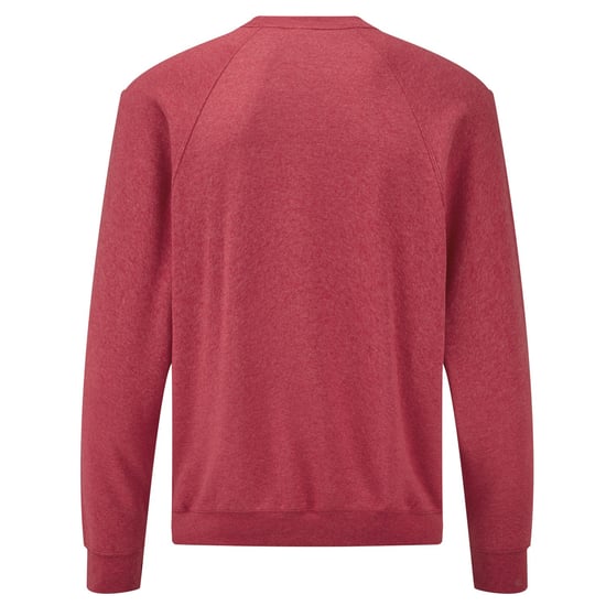 Fruit of the Loom - "Classic" Pullover für Herren Raglanärmel (Heide Rot) - Image 2