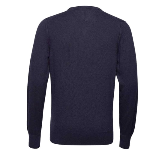 Tommy Hilfiger - Pullover Top für Herren, V-Ausschnitt, Baumwollmischung (Marineblau Melange) - Image 2