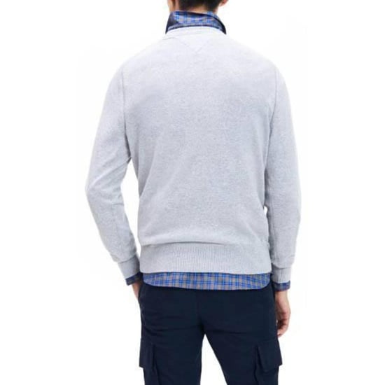 Tommy Hilfiger - Pullover Top für Herren, V-Ausschnitt, Baumwollmischung (Grau) - Image 2