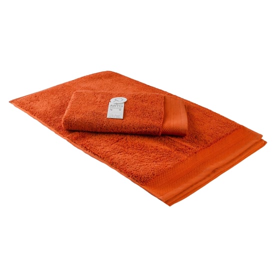 ARTG - Gäste-Handtuch "Excellent Deluxe" (Ziegelrot) - Image 1