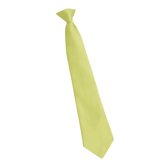 Premier - "Colours Orginals Fashion" Krawatte Zum Anklemmen (Limone) - Image 2