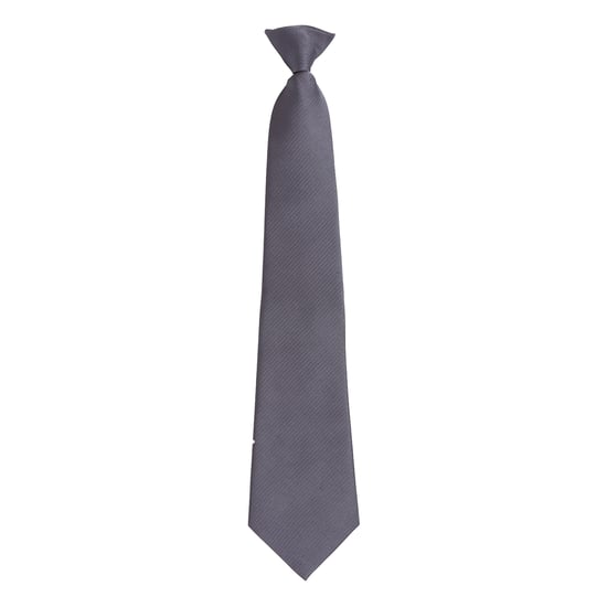 Premier - "Colours Orginals Fashion" Krawatte Zum Anklemmen (Dunkelgrau) - Image 1