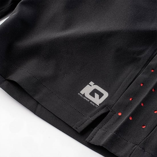 IQ - "Porio" Shorts für Herren (Schwarz/Feuerrot) - Image 5