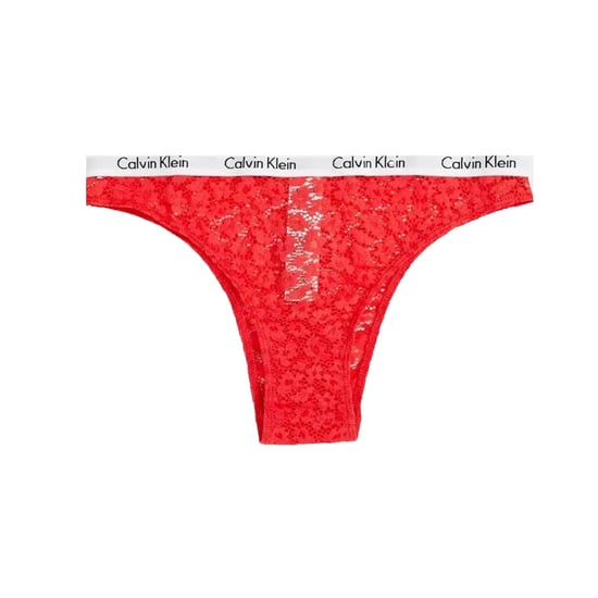 Calvin Klein - Thong für Damen, Spitze (Rot) - Image 2