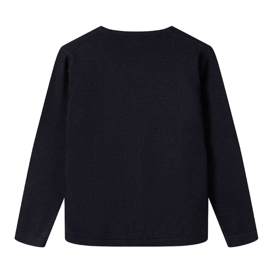 Minoti - Strickjacke für Jungen, Button-Down-Kragen, Feinstrick (Marine) - Image 2