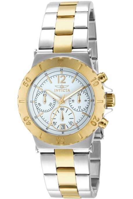 Invicta Specialty 14855 Damenuhr - Quarzwerk - Edelstahl mit weißem Zifferblatt - 38 mm - Image 1