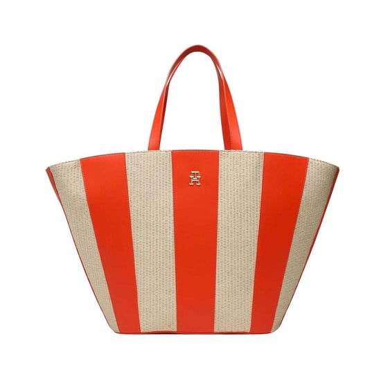 Tommy Hilfiger - Handtasche, Zweifarbig (Beige/Orange) - Image 1