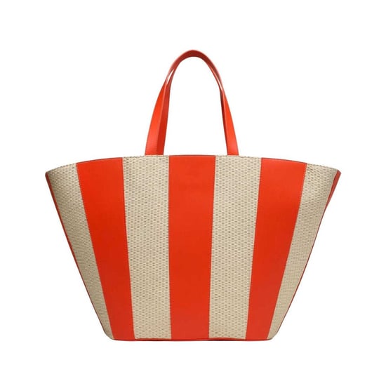 Tommy Hilfiger - Handtasche, Zweifarbig (Beige/Orange) - Image 2