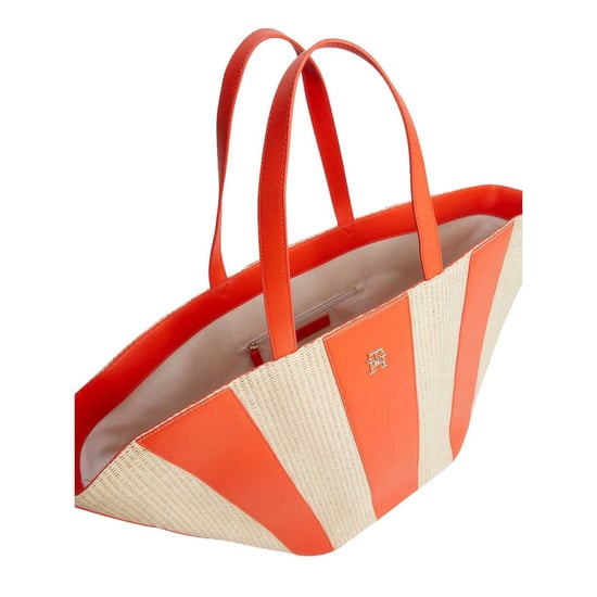 Tommy Hilfiger - Handtasche, Zweifarbig (Beige/Orange) - Image 4