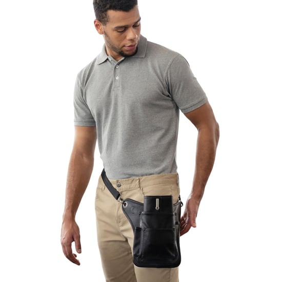 Karlowsky - Halftertasche "High Capacity", Kellners (Schwarz) - Image 4