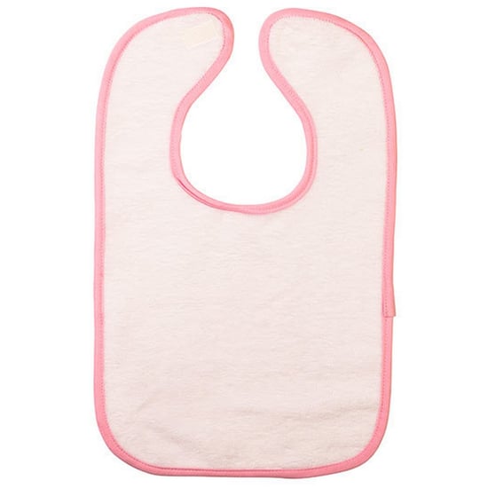 ARTG - "Babiezz All-Over" Lätzchen für Baby, Baumwolle, Polyester, Sublimierung (Weiß/Hellrosa) - Image 1