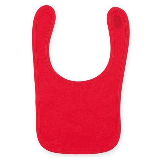 Larkwood - Baby Unifarben - Lätzchen (Rot) - Image 1