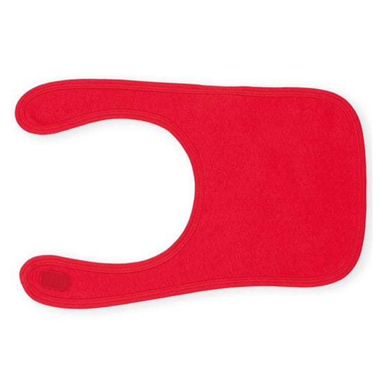 Larkwood - Baby Unifarben - Lätzchen (Rot) - Image 2