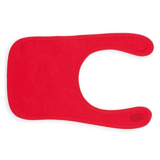 Larkwood - Baby Unifarben - Lätzchen (Rot) - Image 3