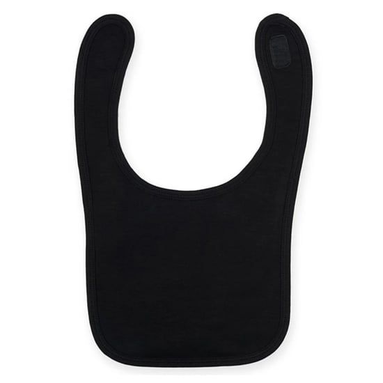 Larkwood - Baby Unifarben - Lätzchen (Schwarz) - Image 1