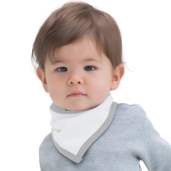 Babybugz Baby Bandana-Lätzchen (Weiß/Grau meliert) - Image 1