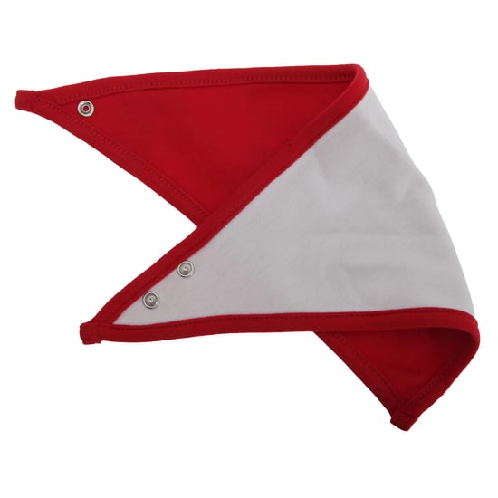Babybugz Baby Bandana-Lätzchen (Weiß/Rot) - Image 2