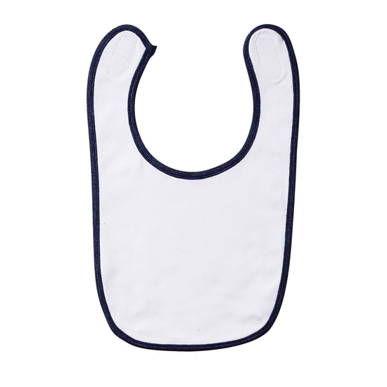 SOLS - Baby Lätzchen "Babib" (Weiß/Dunkelblau) - Image 1