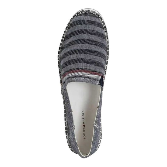 Tommy Hilfiger - Mit Streifen Espadrillen für Herren (Marine/Grau) - Image 4
